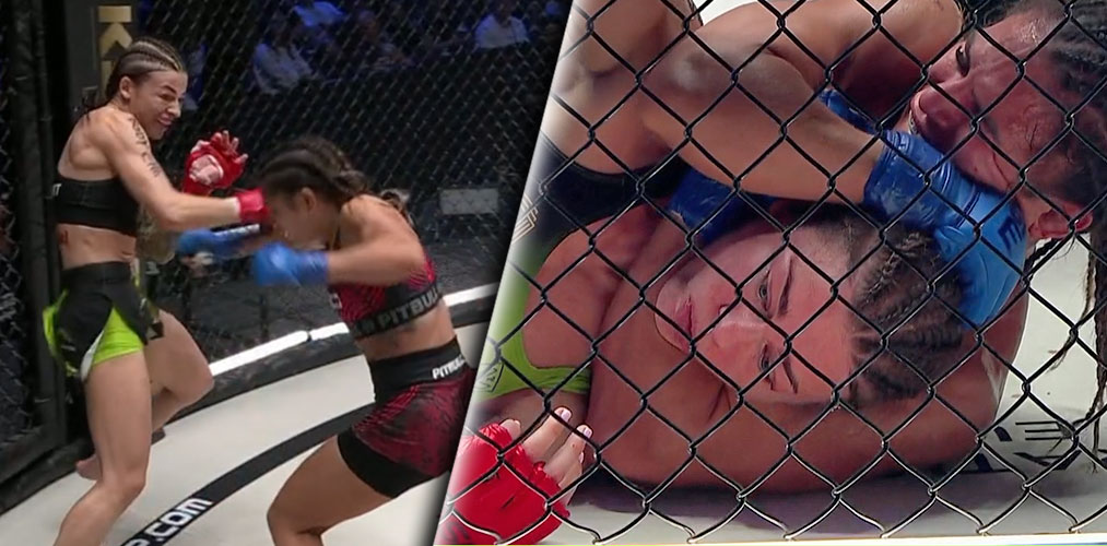 Rayla Nascimento domina Laura Grzyb e finaliza a polonesa no KSW 120