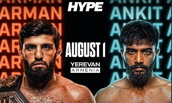 Arman Tsarukyan encara influenciador indiano em duelo de grappling na Armênia