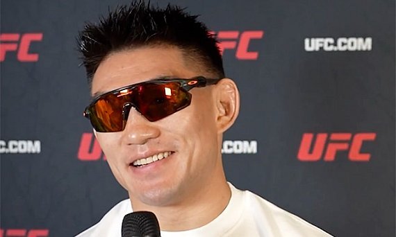 Song Yadong treina na Geórgia para conter a luta agarrada de Umar Nurmagomedov