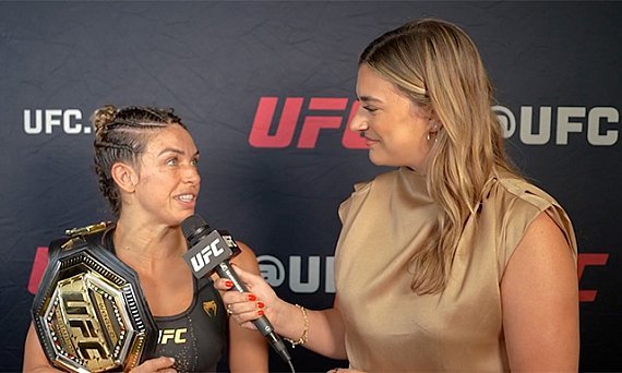 Mackenzie Dern aponta possíveis próximas adversárias após defender o cinturão no UFC 330