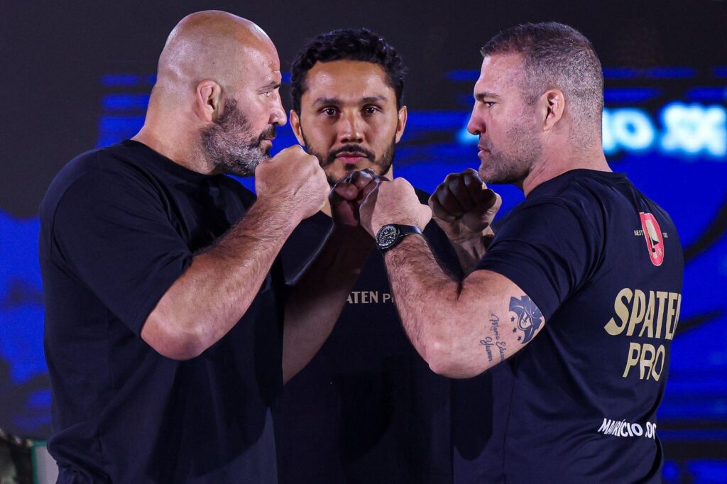 Encarada na Faria Lima! Lutadores do Spaten Fight Night 3 ficam frente a frente em evento aberto ao público