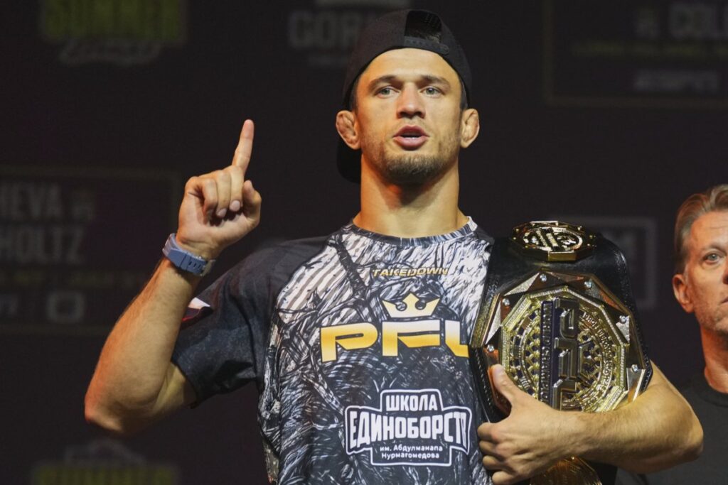 Usman Nurmagomedov vira alvo de disputa entre PFL, UFC e MVP após virar agente livre