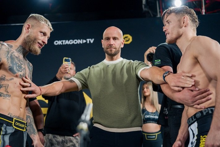 Jonas Magard finaliza Radek Rousal com guilhotina e vence em Brno no Oktagon 93