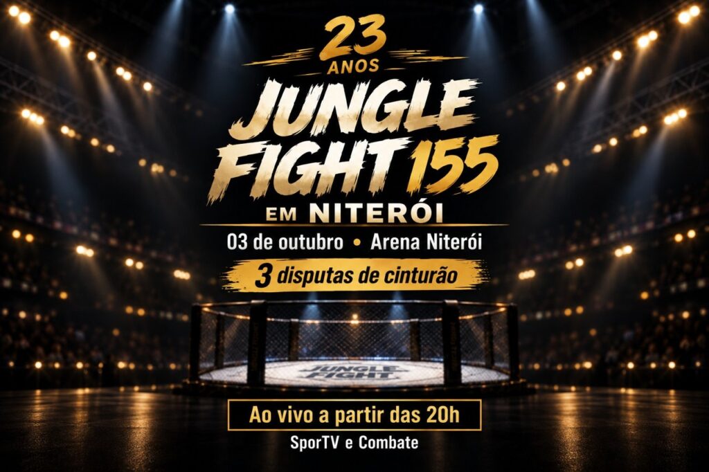 Jungle Fight 155 estreia em Niterói com três cinturões e duelo Brasil x Bolívia