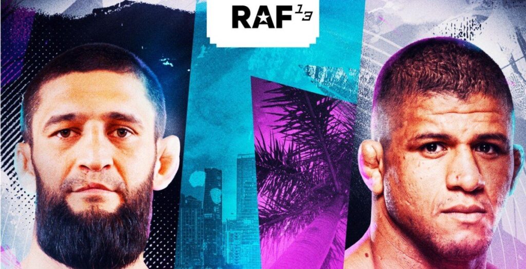 Khamzat Chimaev e Gilbert Burns fazem revanche na luta olímpica do RAF 13, em Miami