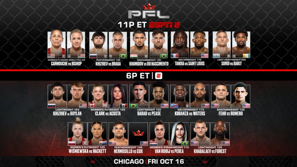 PFL Chicago decide cinturão feminino dos moscas entre Liz Carmouche e Jena Bishop