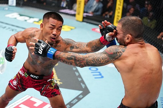 Joshua Van supera Pantoja em guerra de cinco rounds e mantém o cinturão dos moscas no UFC 331