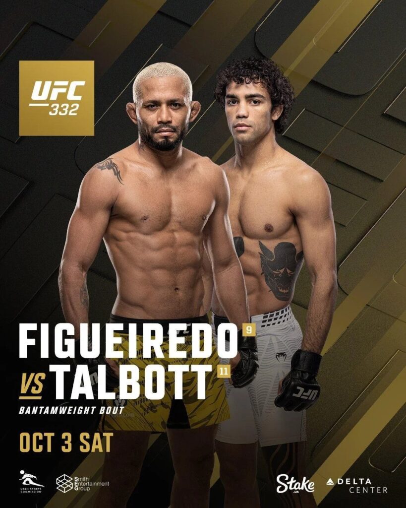 UFC 332 ganha contornos com Figueiredo x Talbott e reformulação após lesão de Shevchenko