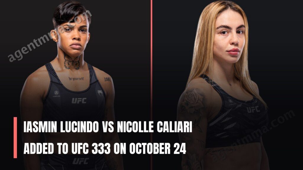 UFC 333 terá duelo totalmente brasileiro entre Iasmin Lucindo e Nicolle Caliari