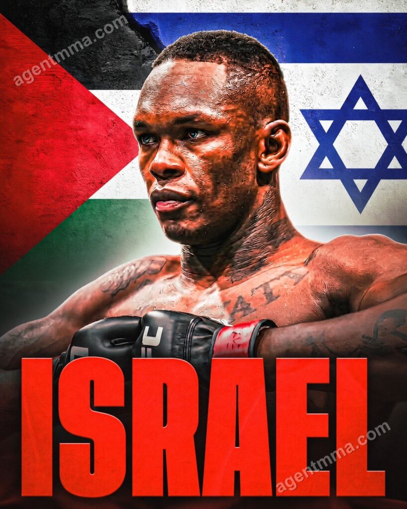 Israel Adesanya reafirma apoio à Palestina e nega que vá mudar de nome