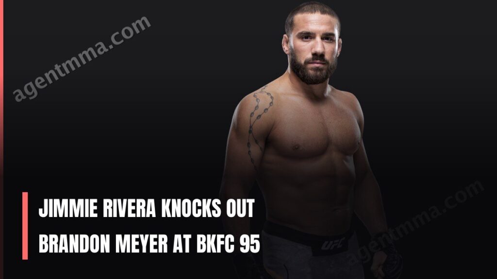 Jimmie Rivera nocauteia Brandon Meyer no BKFC 95