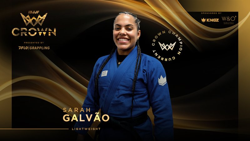 Campeã do Crown, Sarah Galvão defende o título do peso-leve na edição de 2026