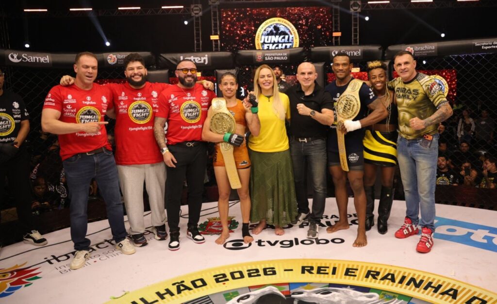 Nágila Goku e Fabrício Bakai vencem o Fight do Milhão no Jungle Fight 156
