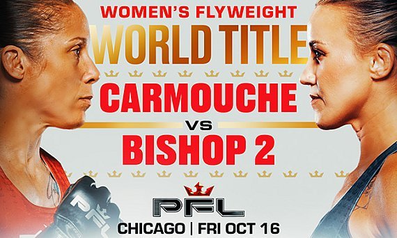 PFL Chicago: Jena Bishop supera Liz Carmouche e conquista o cinturão inédito dos moscas